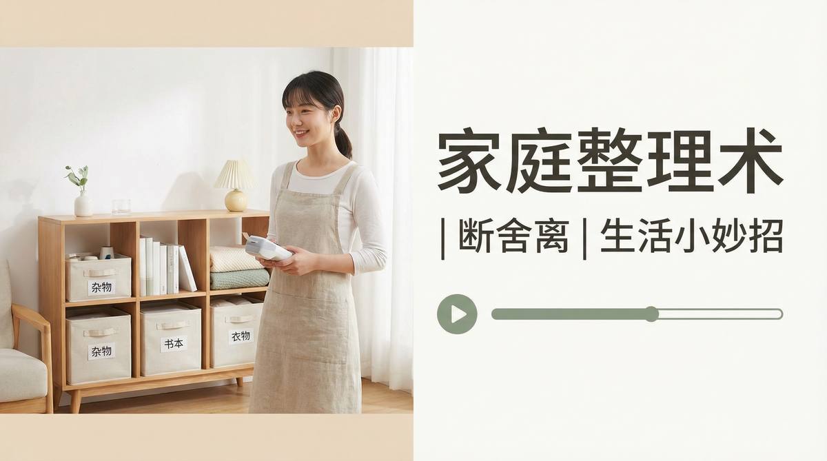 17c家居整理收纳视频教程